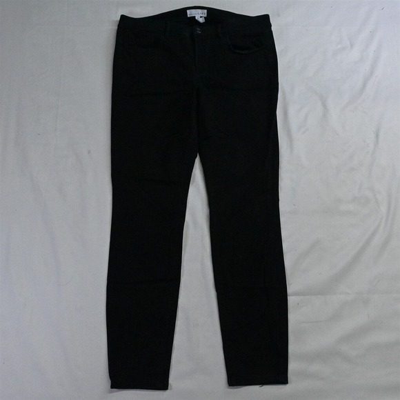 LOFT 29 / 8 Legging Brushed‎ Black Stretch Denim Jeans - Picture 1 of 7